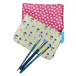 Ipsy Makeup Brush and Pouch Set